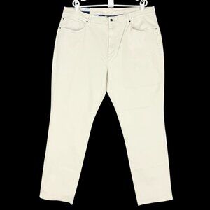 FootJoy Mens Suede Cotton Twill Stretch 5 Pocket Flat Stone Golf Pant 42X32 NWT